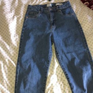 high 90s stretch jeans
